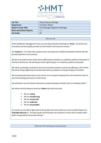 HMT Coloma Court Residential Care Home